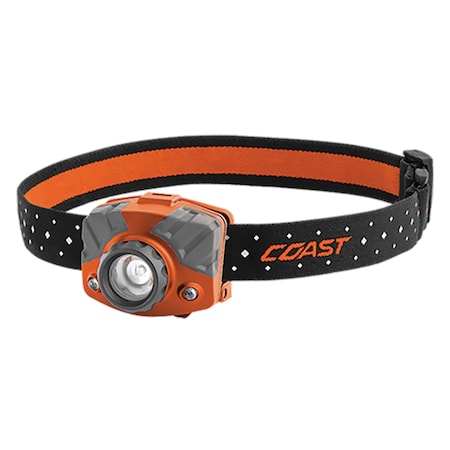 Coast Products FL75R Rechargeable Headlamp, Orange 20620